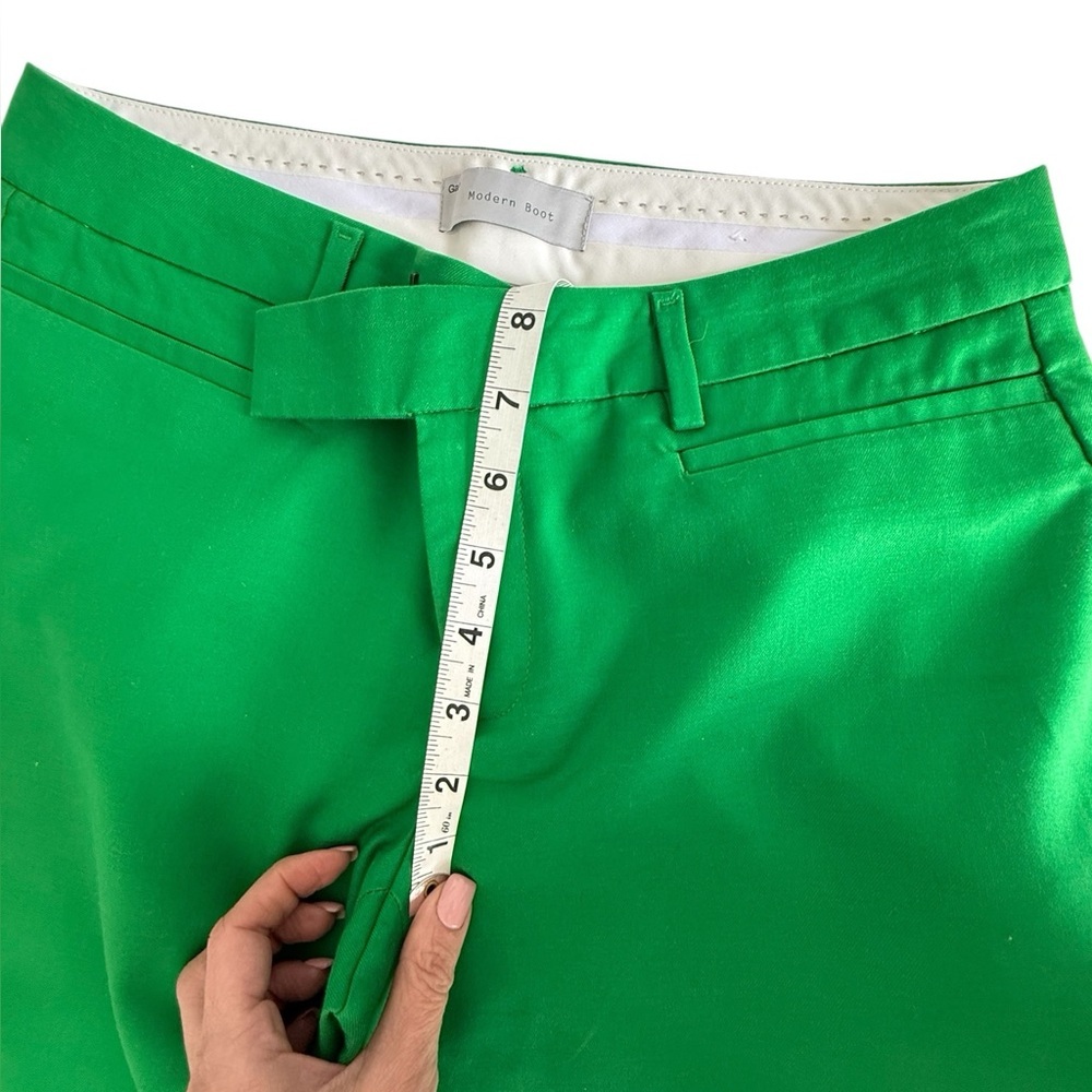 Gap Modern Boot Cut Pants 2A Extremely Green Cotton Y2K Inspired Bootcut - Picture 9 of 10